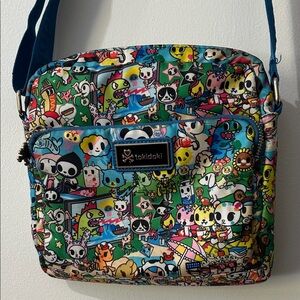 Tokidoki summer splash crossbody bag blue strap